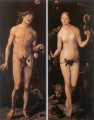 Adán y Eva pintor desnudo renacentista Hans Baldung